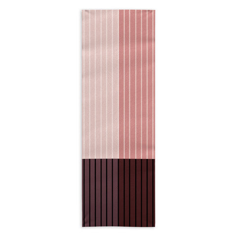 Colour Poems Color Block Line Abstract XI Yoga Towel