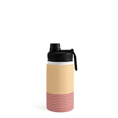 Colour Poems Color Block Line Abstract XII Water Bottle