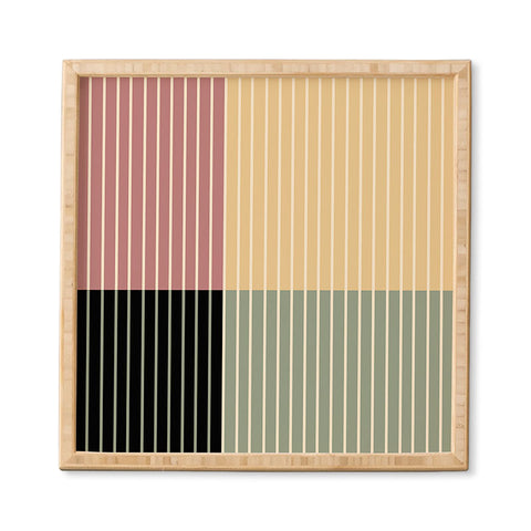 Colour Poems Color Block Line Abstract XII Framed Wall Art