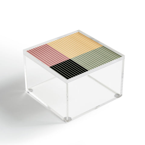 Colour Poems Color Block Line Abstract XII Acrylic Box