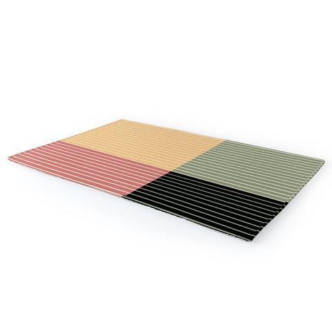 Colour Poems Color Block Line Abstract XII Area Rug
