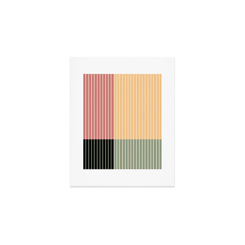 Colour Poems Color Block Line Abstract XII Art Print