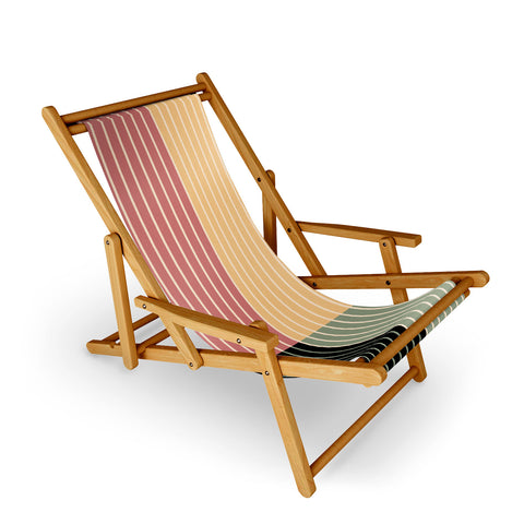 Colour Poems Color Block Line Abstract XII Sling Chair