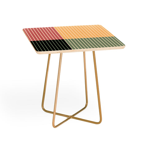 Colour Poems Color Block Line Abstract XII Side Table
