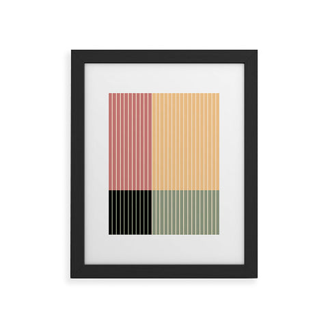 Colour Poems Color Block Line Abstract XII Framed Art Print