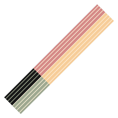 Colour Poems Color Block Line Abstract XII Table Runner