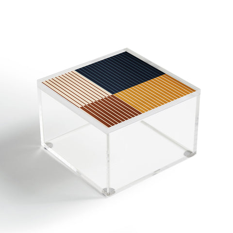 Colour Poems Color Block Line Abstract XIII Acrylic Box