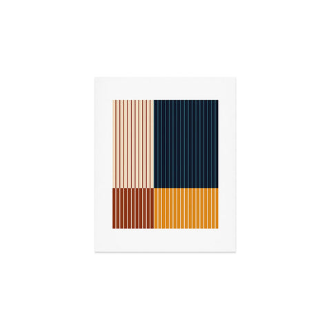 Colour Poems Color Block Line Abstract XIII Art Print
