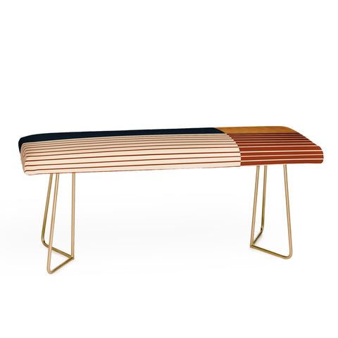 Colour Poems Color Block Line Abstract XIII Bench