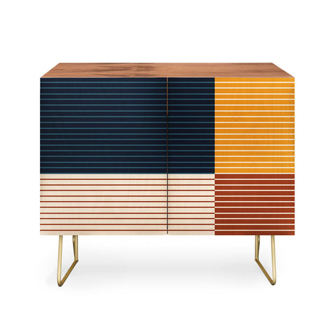 Colour Poems Color Block Line Abstract XIII Credenza