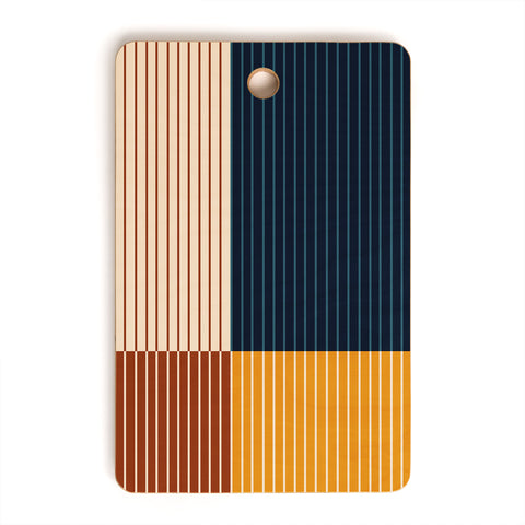 Colour Poems Color Block Line Abstract XIII Cutting Board Rectangle
