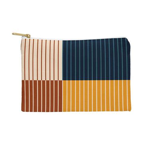 Colour Poems Color Block Line Abstract XIII Pouch
