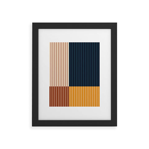 Colour Poems Color Block Line Abstract XIII Framed Art Print