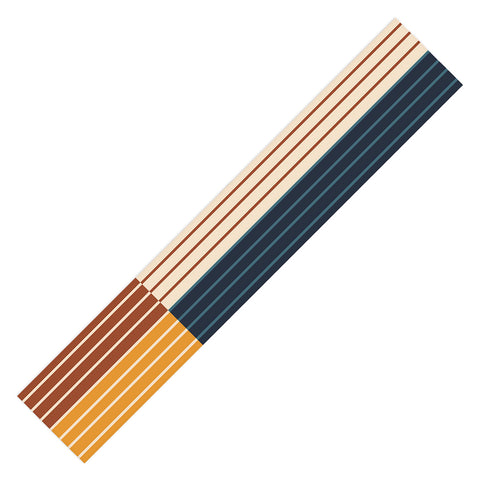 Colour Poems Color Block Line Abstract XIII Table Runner