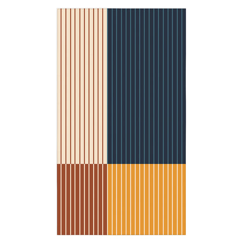 Colour Poems Color Block Line Abstract XIII Tablecloth