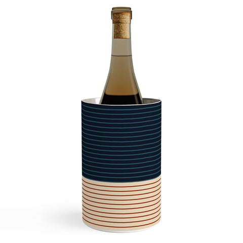 Colour Poems Color Block Line Abstract XIII Wine Chiller