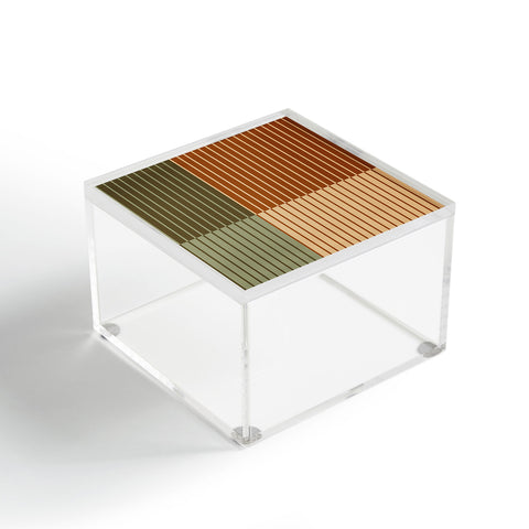 Colour Poems Color Block Line Abstract XIV Acrylic Box