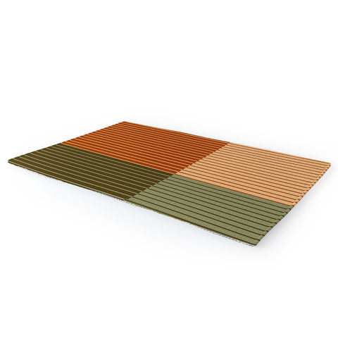 Colour Poems Color Block Line Abstract XIV Area Rug