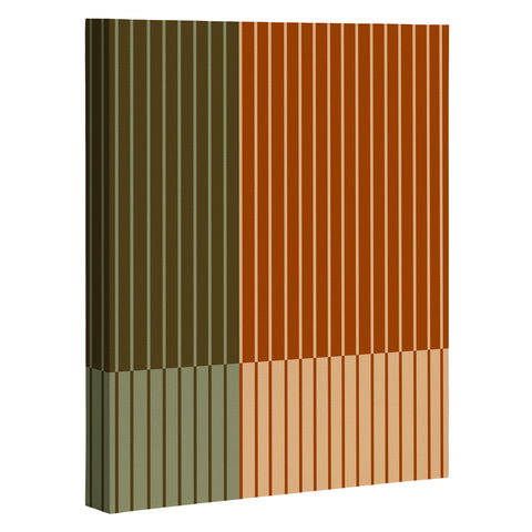 Colour Poems Color Block Line Abstract XIV Art Canvas