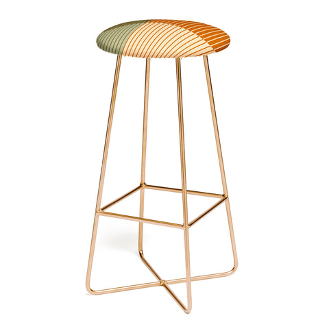Colour Poems Color Block Line Abstract XIV Bar Stool