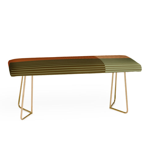 Colour Poems Color Block Line Abstract XIV Bench