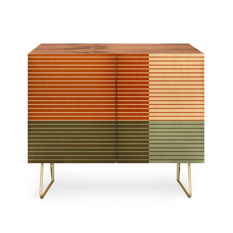 Colour Poems Color Block Line Abstract XIV Credenza
