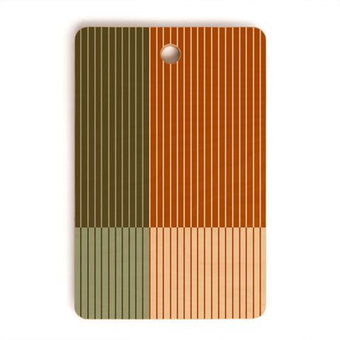 Colour Poems Color Block Line Abstract XIV Cutting Board Rectangle