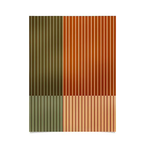 Colour Poems Color Block Line Abstract XIV Poster