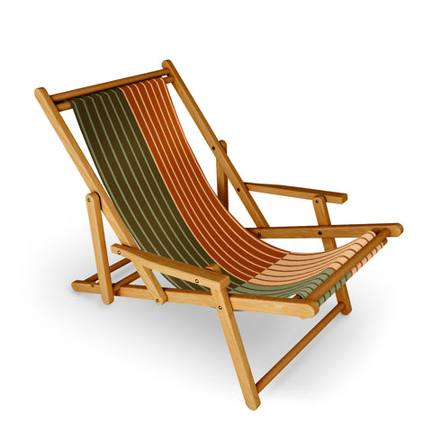 Colour Poems Color Block Line Abstract XIV Sling Chair