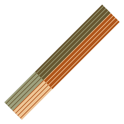 Colour Poems Color Block Line Abstract XIV Table Runner