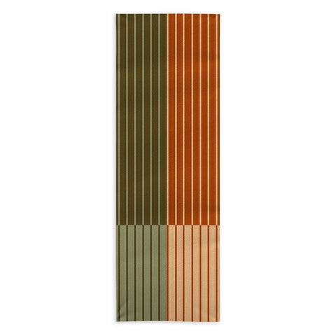 Colour Poems Color Block Line Abstract XIV Yoga Towel