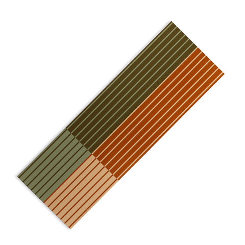 Colour Poems Color Block Line Abstract XIV Yoga Mat