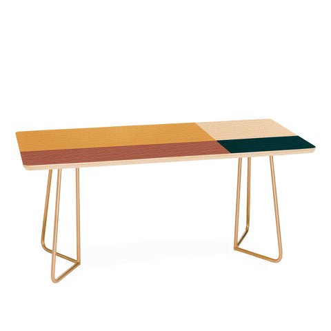 Colour Poems Color Block Line Abstract XV Coffee Table
