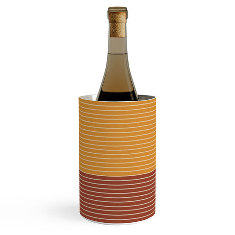 Colour Poems Color Block Line Abstract XV Wine Chiller