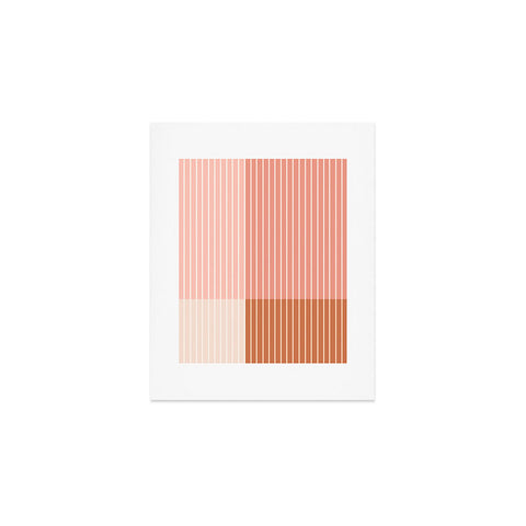 Colour Poems Color Block Line Abstract XVI Art Print