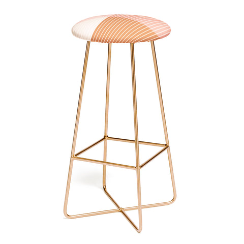 Colour Poems Color Block Line Abstract XVI Bar Stool
