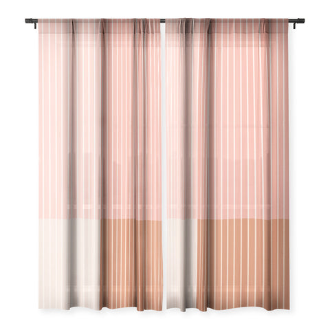 Colour Poems Color Block Line Abstract XVI Sheer Non Repeat