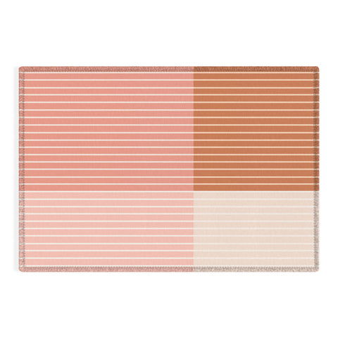 Colour Poems Color Block Line Abstract XVI Outdoor Rug