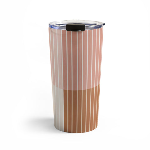 Colour Poems Color Block Line Abstract XVI Travel Mug