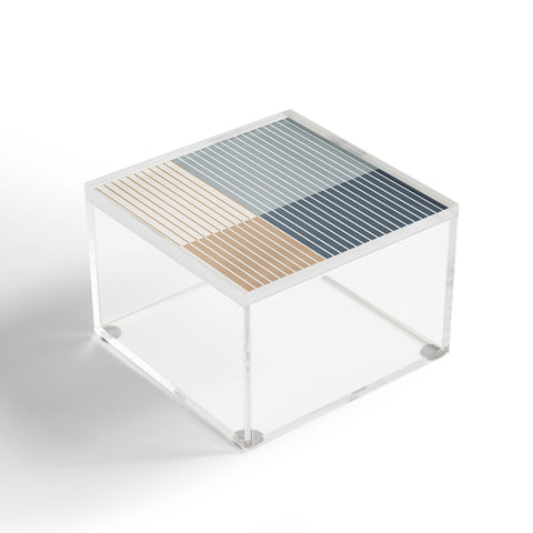 Colour Poems Color Block Line Abstract XVII Acrylic Box