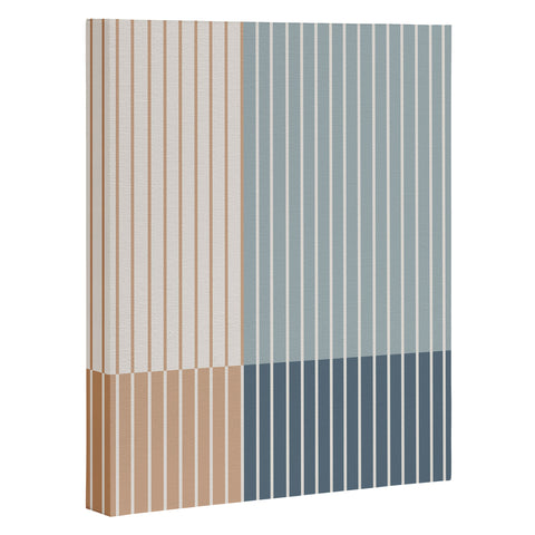 Colour Poems Color Block Line Abstract XVII Art Canvas