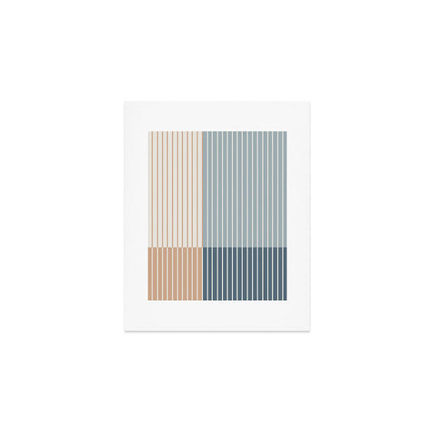 Colour Poems Color Block Line Abstract XVII Art Print