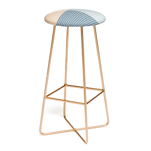 Colour Poems Color Block Line Abstract XVII Bar Stool