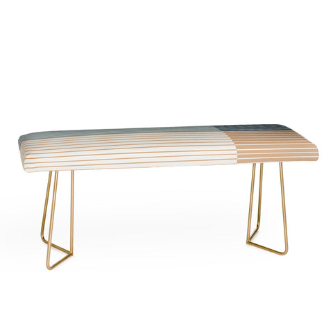 Colour Poems Color Block Line Abstract XVII Bench