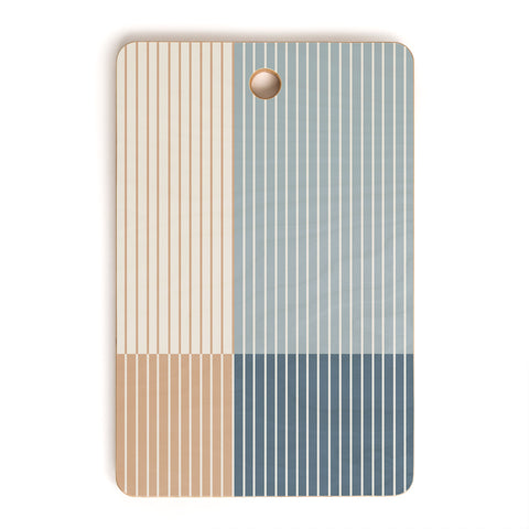 Colour Poems Color Block Line Abstract XVII Cutting Board Rectangle