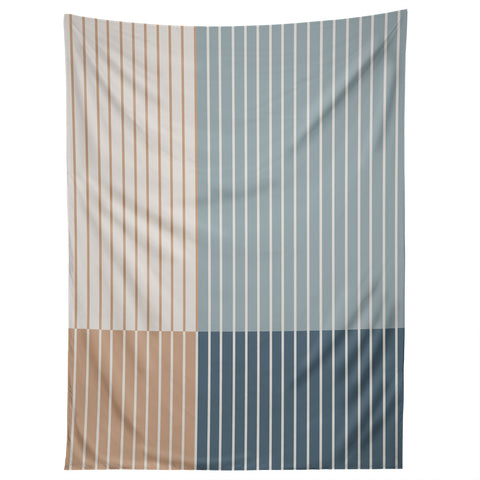 Colour Poems Color Block Line Abstract XVII Tapestry