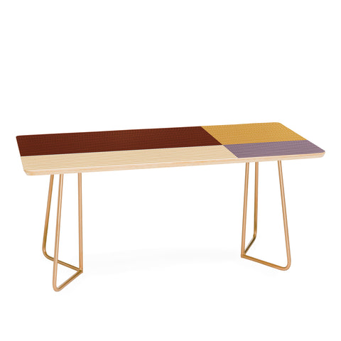 Colour Poems Color Block Line Abstract XXI Coffee Table