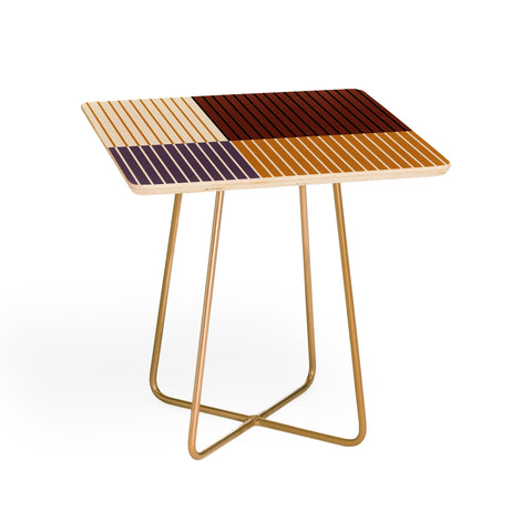 Colour Poems Color Block Line Abstract XXI Side Table