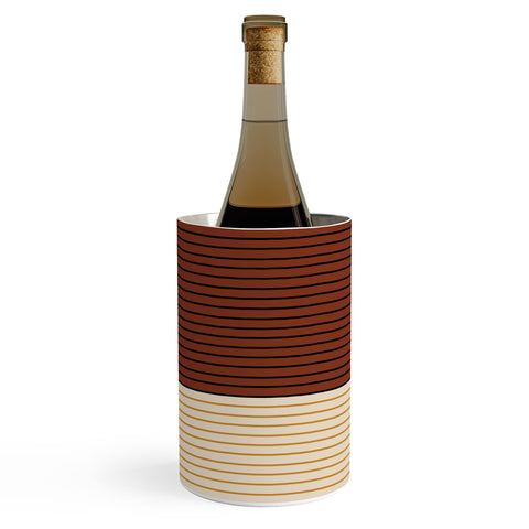 Colour Poems Color Block Line Abstract XXI Wine Chiller