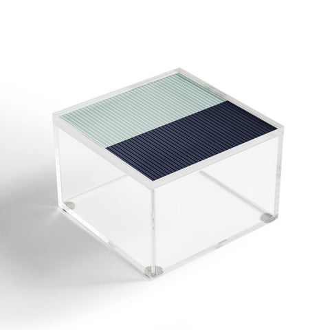 Colour Poems Color Block Lines XI Acrylic Box